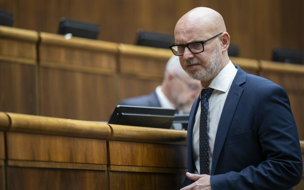 Poslanec Branislav Gr&ouml;hling (SaS). FOTO: TASR/Jakub Kotian