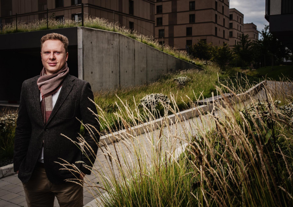 Michal Matloň, rieši psychológiu architektúry FOTO: Spodniaková Miroslava/HN