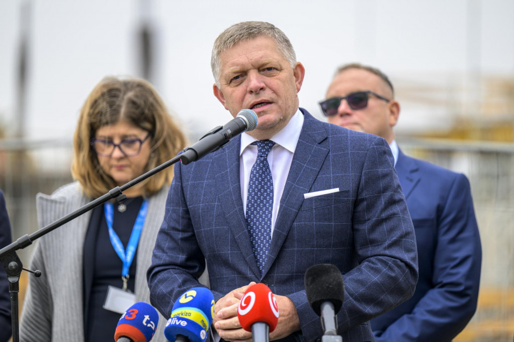 Na snímke predseda vlády Robert Fico. FOTO: TASR/Veronika Mihaliková