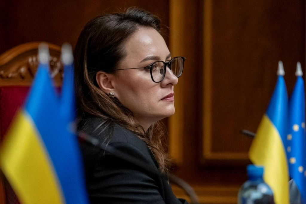 Ukrajinská premiérka Julija Svyrydenková. FOTO: Reuters