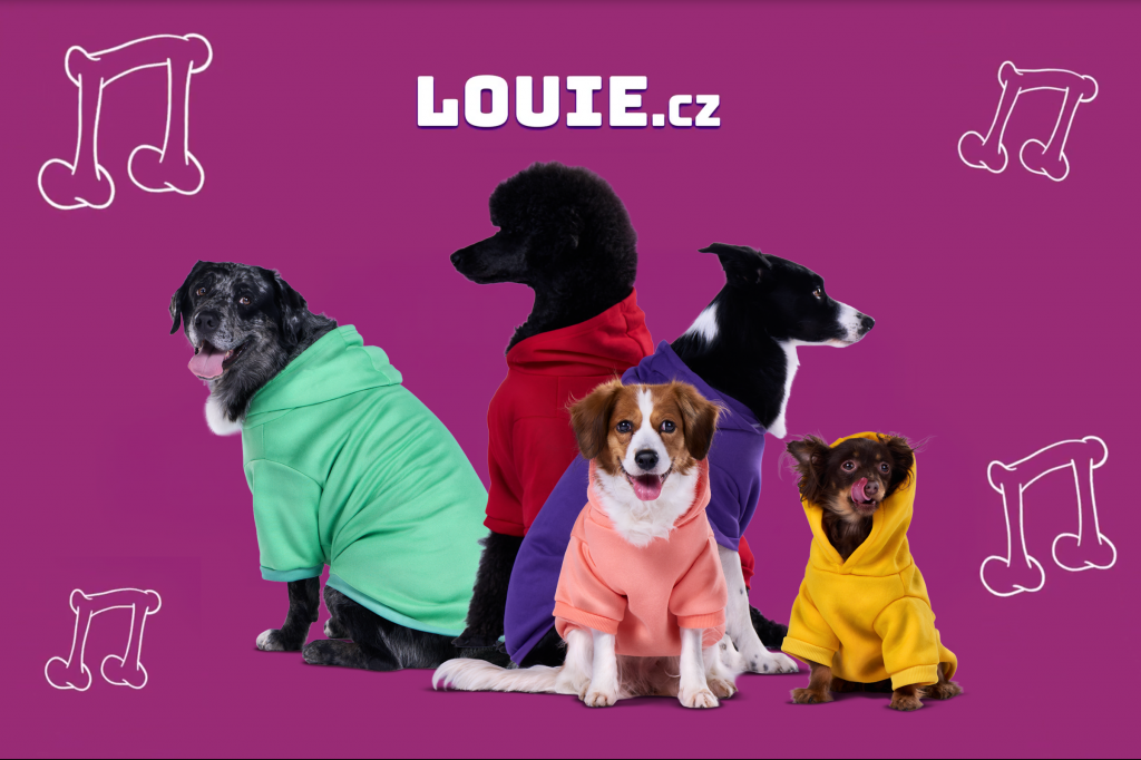 Nová televízna kampaň pre českú značku psieho krmiva Louie.