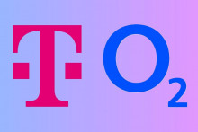 Logá operátorov O2 a Telekom