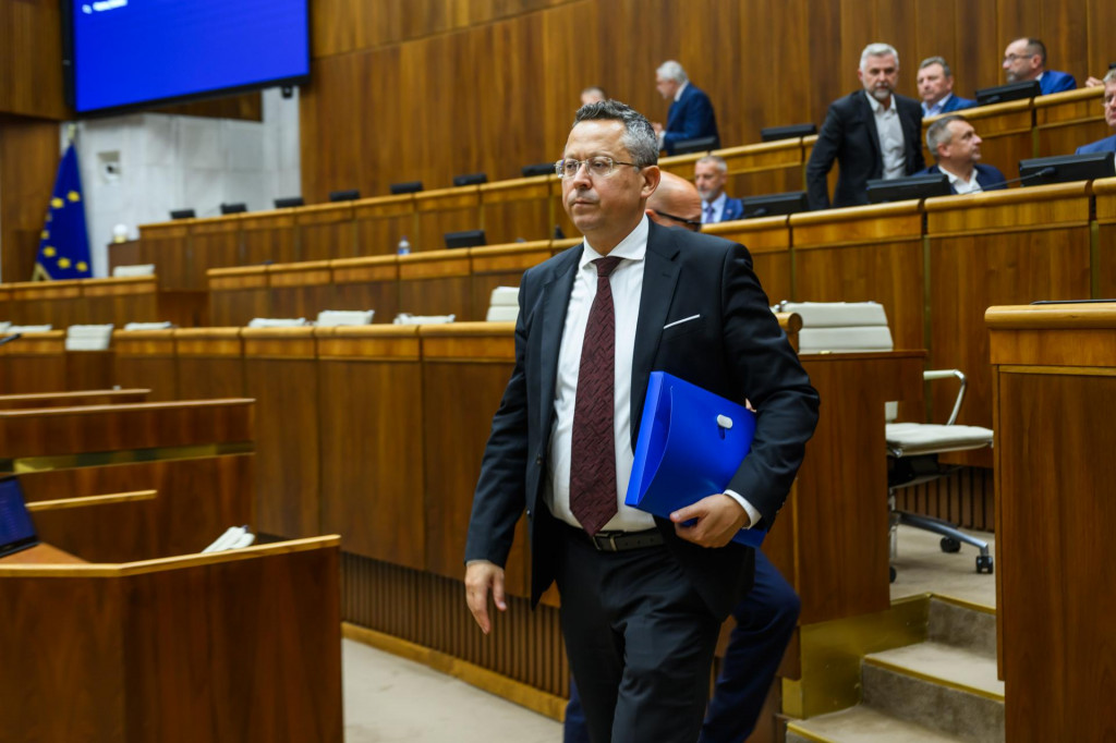 Minister financií Ladislav Kamenický. FOTO: TASR/Jaroslav Novák