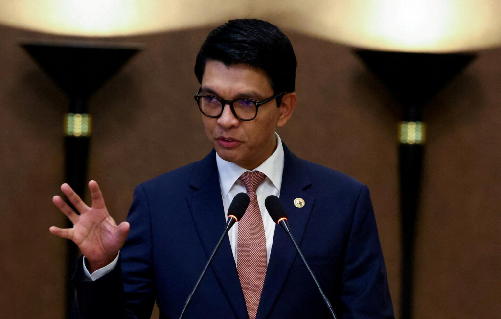 Madagaskarský prezident Andry Rajoelina. FOTO: Reuters