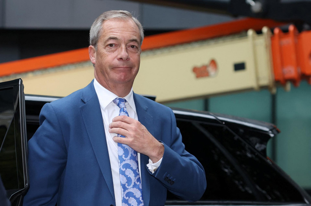 Líder britskej krajne pravicovej Reformnej strany Nigel Farage. FOTO: REUTERS