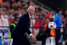 Odvolaný tréner Česka Ivan Hašek. FOTO TASR/HINA