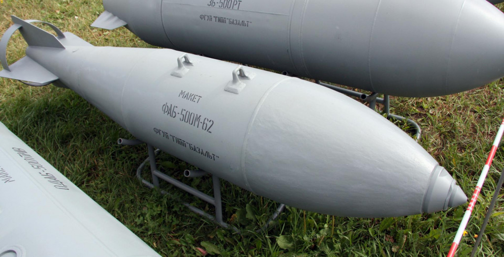 Bomba FAB-500M-62. FOTO: Wiki/Vitaly V. Kuzmin - Vitalykuzmin.net, CC BY-SA 4.0