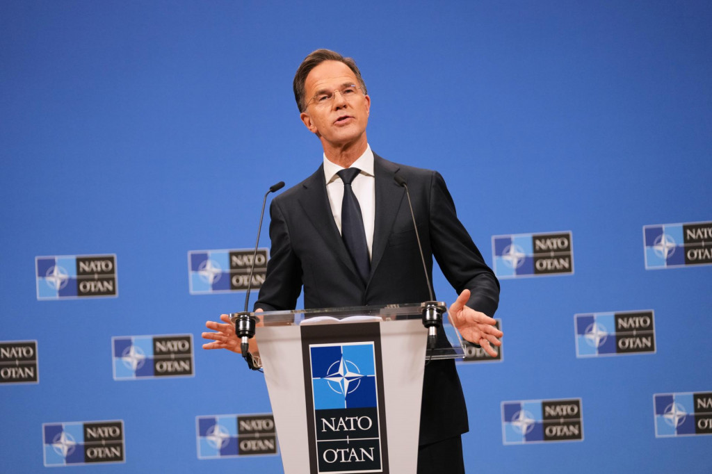 Generálny tajomník NATO Mark Rutte. FOTO: TASR/AP