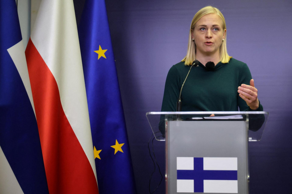 Fínska ministerka zahraničných vecí Elina Valtonen. FOTO: Reuters