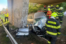 Miesto nehody. FOTO: FB/Polícia SR