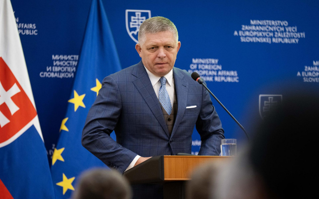 Predseda vlády Robert Fico (Smer-SD). FOTO: TASR/Jakub Kotian