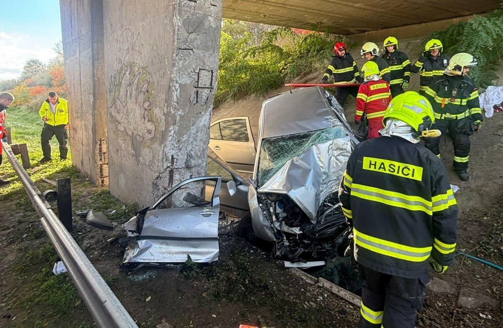 Miesto nehody. FOTO: FB/Polícia SR