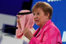 Šéfka Medzinárodného menového fondu Kristalina Georgievová. FOTO: REUTERS
