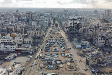 V Pásme Gazy je od minulého piatka v platnosti prímerie, ktoré pozastavilo boje medzi Izraelom a Hamasom. FOTO: REUTERS