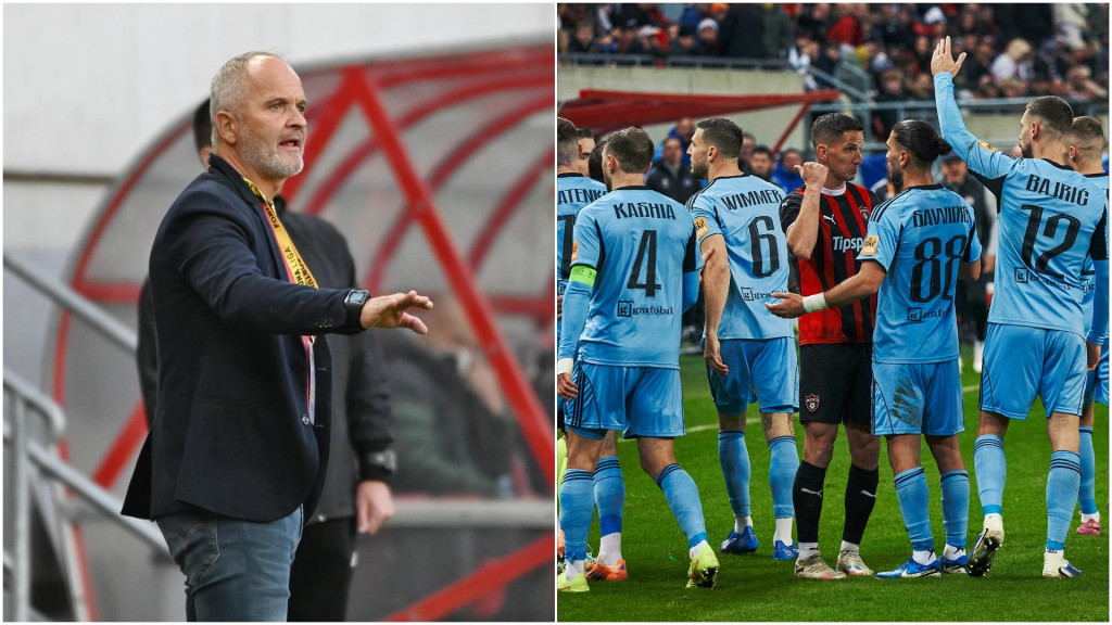 Podľa Jarábka potvrdil Slovan v derby svoju skúsenosť, keď hostia napokon využili dlhú početnú výhodu. FOTO: TASR/L. Grinaj, Facebook (ŠK Slovan Bratislava)