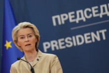 Predsedníčka Európskej komisie Ursula von der Leyenová. FOTO: TASR/AP