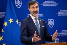 Na snímke minister zahraničných vecí a európskych záležitostí Juraj Blanár (Smer-SD). FOTO: TASR/Jakub Kotian