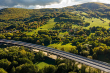 Diaľnica na strednom Slovensku je takmer hotová. FOTO: NDS