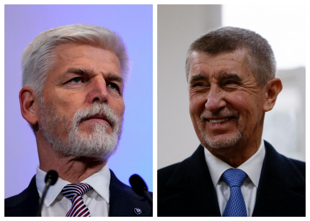 Petr Pavel a Andrej Babiš. FOTO: TASR/AP, Reuters; Koláž: HN