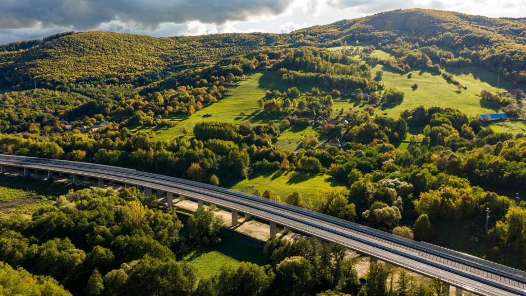 Diaľnica na strednom Slovensku je takmer hotová. FOTO: NDS