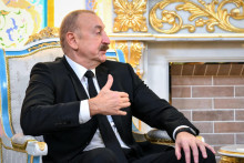 Azerbajdžanský prezident Ilham Alijev. FOTO: TASR/AP
