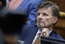 Na snímke opozičný poslanec Alojz Hlina (SaS). FOTO: TASR/Martin Baumann