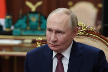 Na snímke ruský prezident Vladimir Putin. FOTO: TASR/AP