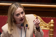 Talianska premiérka Giorgia Meloniová. FOTO: Reuters
