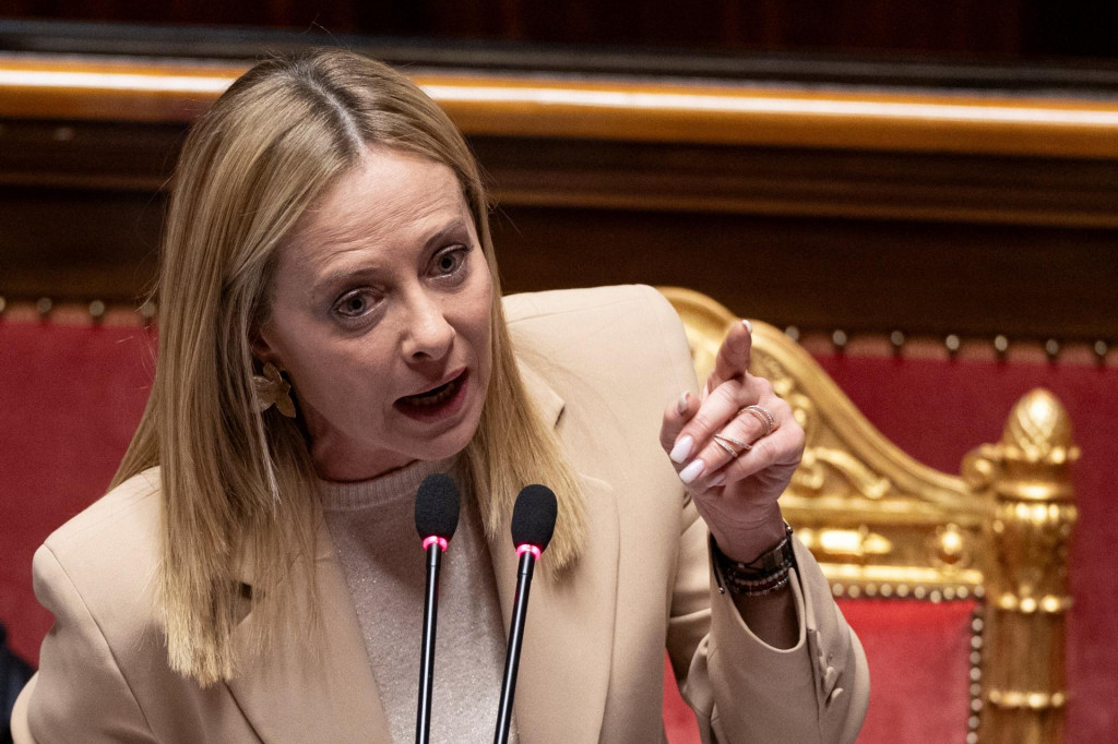 Talianska premiérka Giorgia Meloniová. FOTO: Reuters