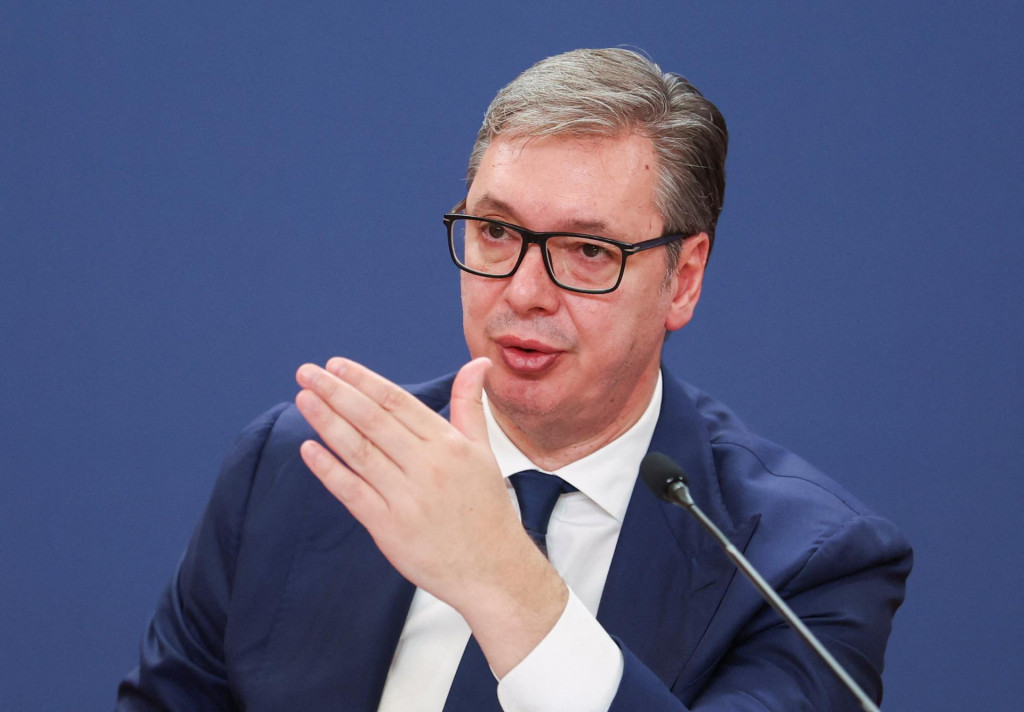 Srbský prezident Aleksandar Vučič. FOTO: REUTERS