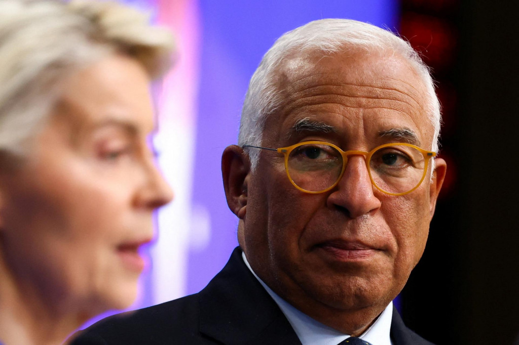 Predsedn&iacute;čka Eur&oacute;pskej komisie Ursula von der Leyenov&aacute; a predseda Eur&oacute;pskej rady Antonio Costa. FOTO: Reuters