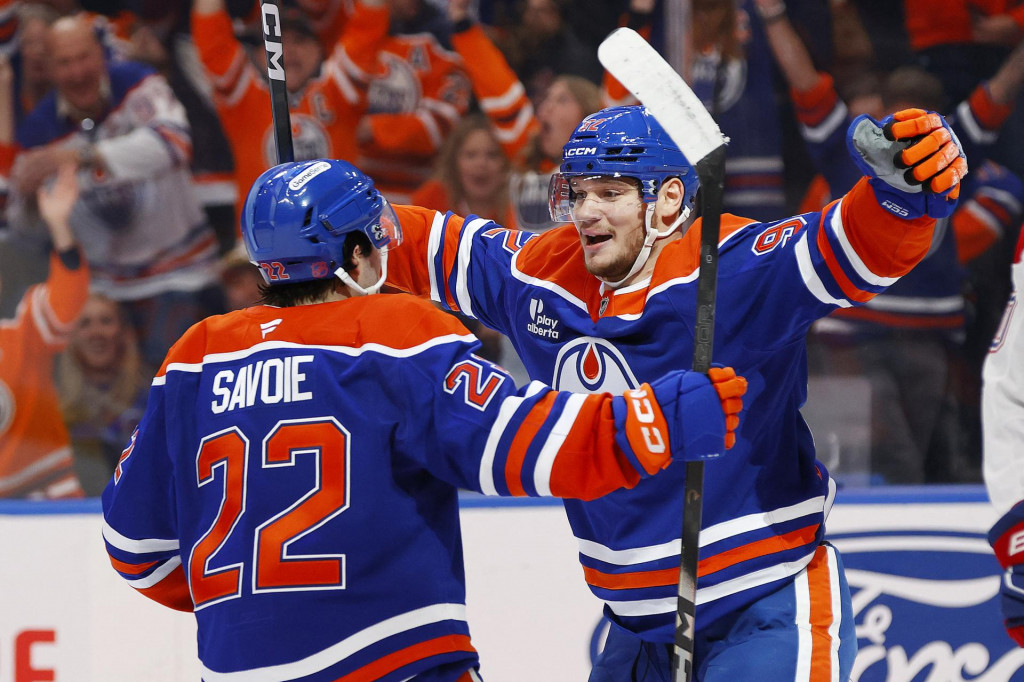 Hráči Edmontonu. FOTO: Perry Nelson