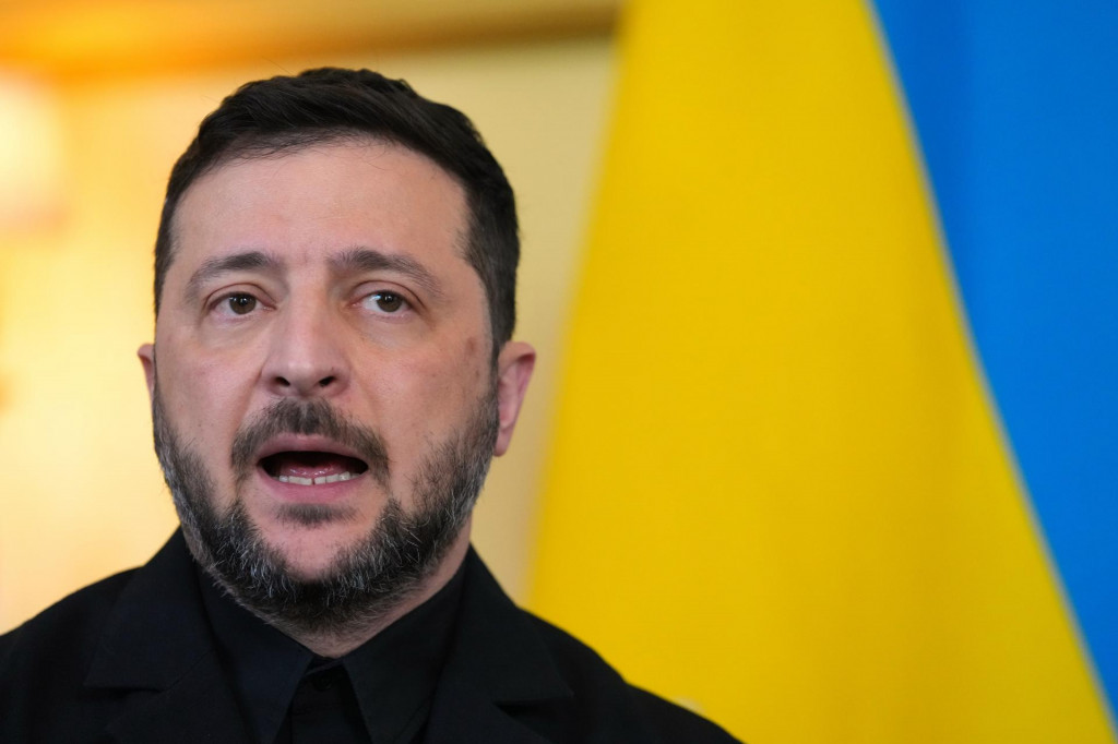 Ukrajinský prezident Volodymyr Zelenskyj. FOTO: TASR/AP