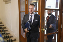 Na snímke minister vnútra Matúš Šutaj Eštok (Hlas-SD). FOTO: TASR/Pavel Neubauer