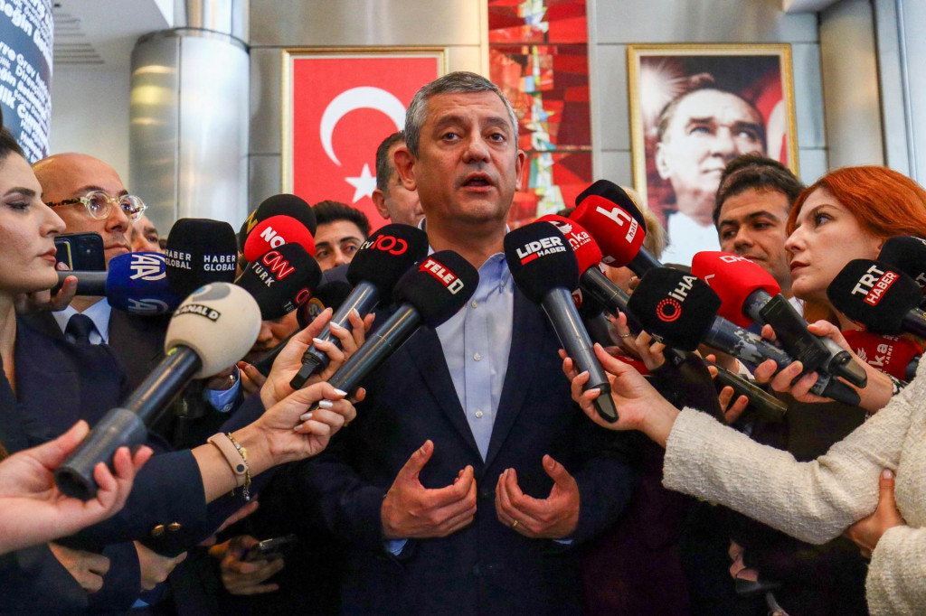 Líder opozičnej CHP Ozgur Özel. FOTO: REUTERS