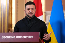 Ukrajinský prezident Volodymyr Zelenskyj. FOTO: TASR/AP