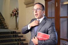 Na snímke minister práce, sociálnych vecí a rodiny Erik Tomáš (Hlas-SD). FOTO: TASR/P. Neubauer