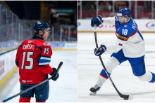 Slovenské duo Dvorský – Pekarčík patrí medzi jednoznačne najpozitívnejšie zjavy v súčasnom tíme Springfieldu Thunderbirds z AHL. FOTO: Facebook (Springfield Thunderbirds), Profimedia.sk