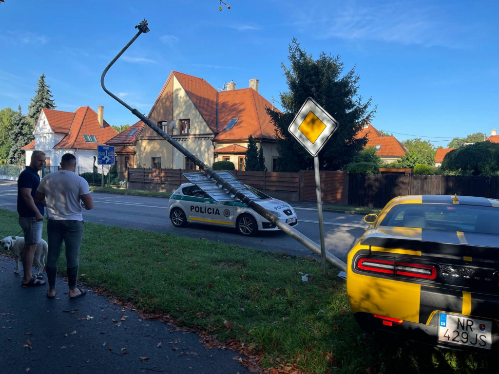 Pavol Gašpar po nehode v Nitre.

FOTO: HN/ Zdroj HN