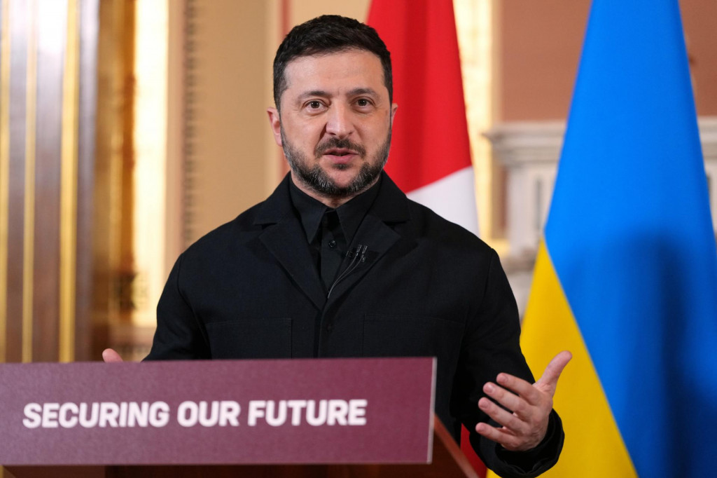 Ukrajinský prezident Volodymyr Zelenskyj. FOTO: TASR/AP