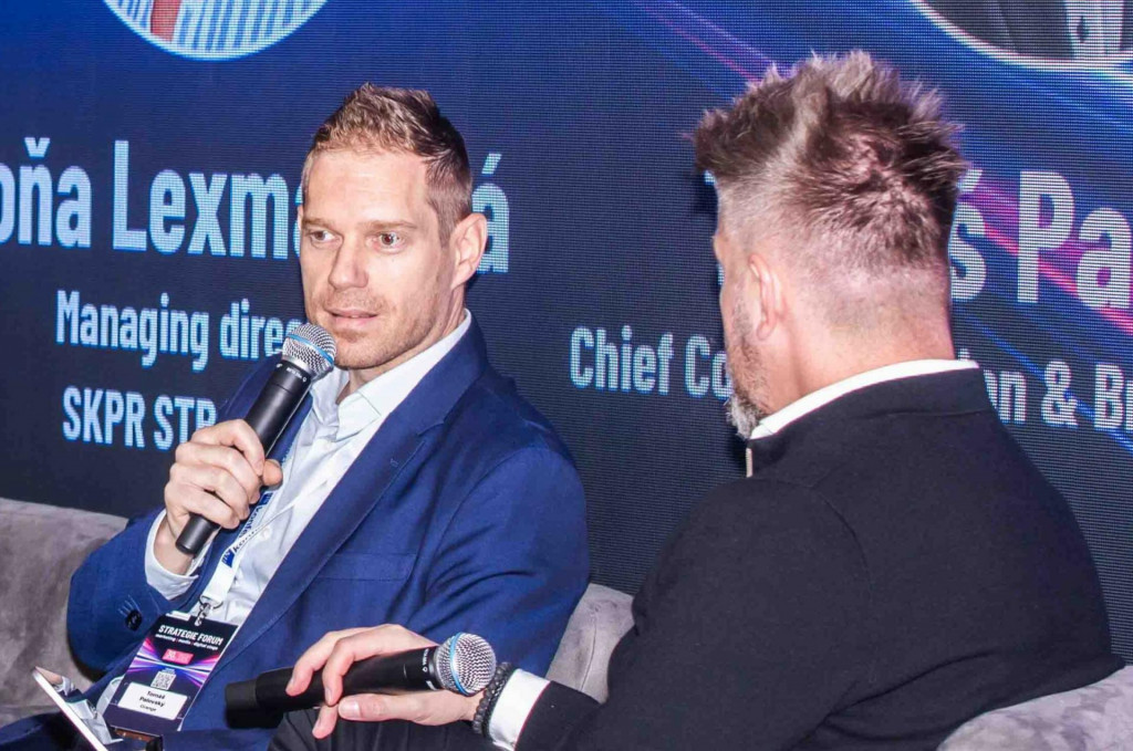 Tomáš Palovský, Chief Communication & Brand Officer Orange Slovensko, Na konferencii STRATÉGIE FÓRUM.