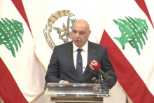 Libanonský prezident Džúzíf Awn. FOTO: REUTERS