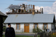 K incidentu vo Wyrykach-Woli došlo v noci z 9. na 10. septembra počas masívneho útoku ruskej armády dronmi na Ukrajinu, keď niekoľko z nich narušilo poľský vzdušný priestor. FOTO: Reuters