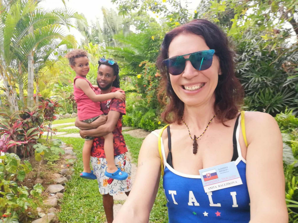Anita Balejiková žije časť roka na Jamajke, sprevádza tam turistov. FOTO: Anita Balejiková