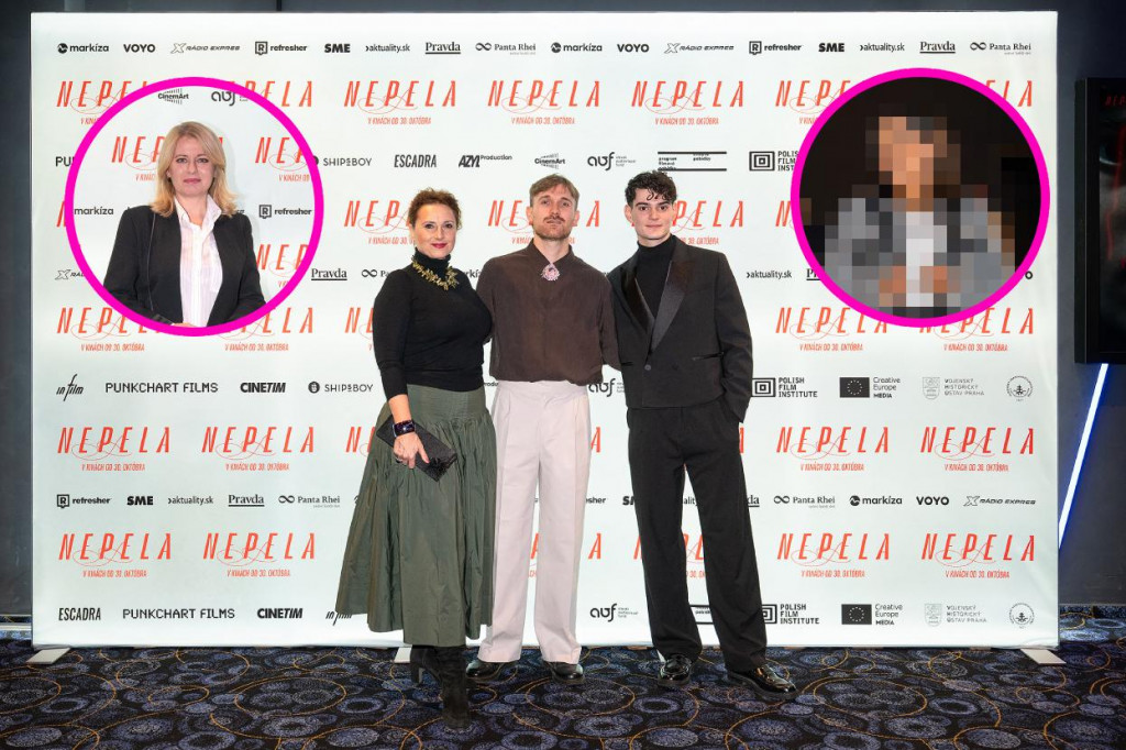 Na premiéru filmu dorazila i dcéra zosnulého Ondreja Nepelu Natasha a Zuzana Čaputová.