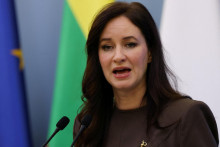 Litovská premiérka Inga Ruginiené. FOTO: Reuters