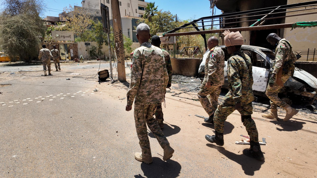 Členovia sudánskej armády. FOTO: Reuters