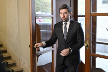 Na snímke minister pôdohospodárstva a rozvoja vidieka Richard Takáč (SMER-SD). FOTO: TASR/Pavel Neubauer