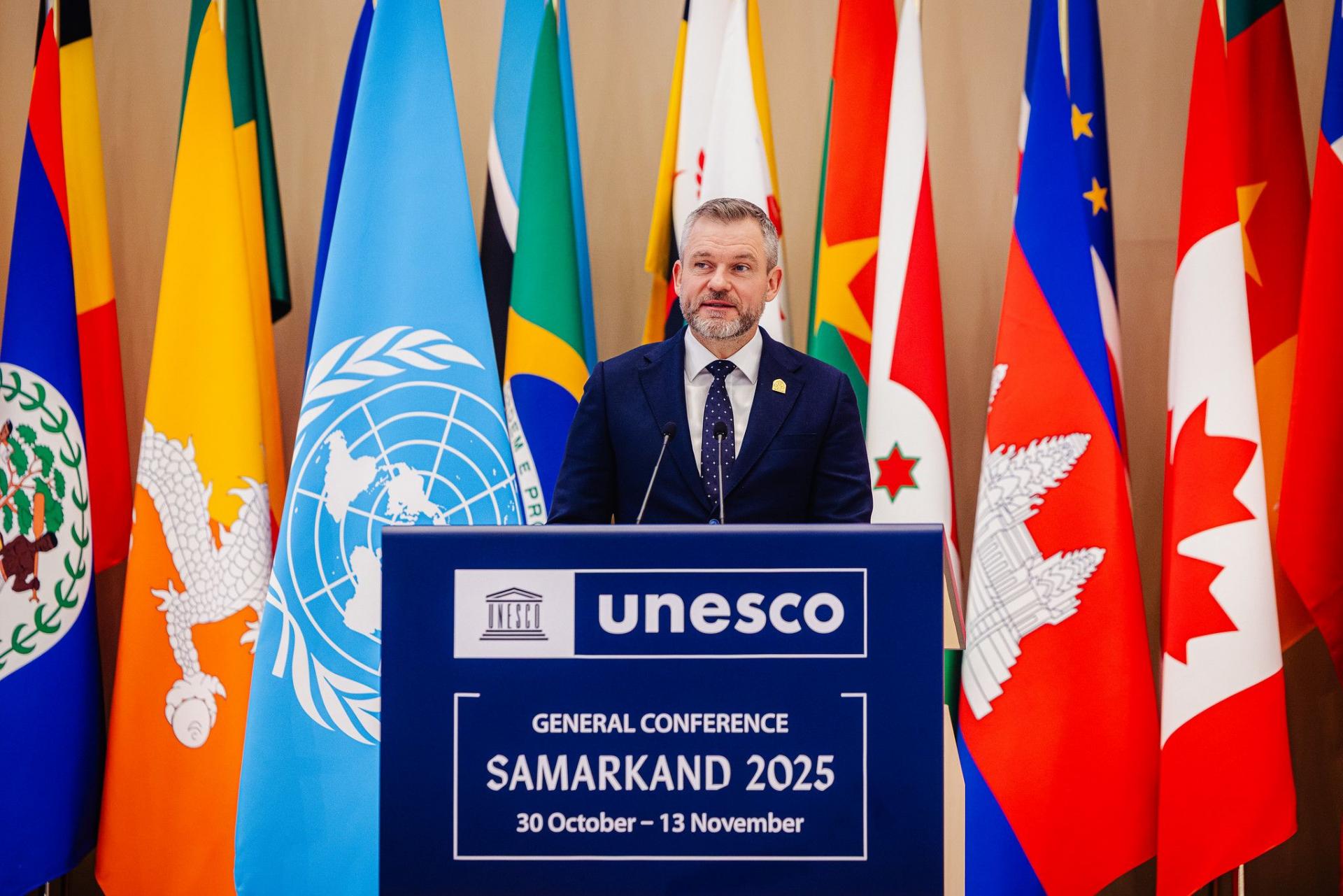 Pellegrini na zasadnutí UNESCO: Vzdelávanie je investícia do mieru, Bratislava bude hostiť fórum o AI