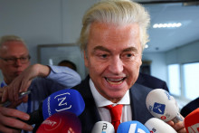 Líder holandskej pravice Geert Wilders. FOTO: Reuters